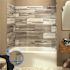 PALISADE Louvre Granite 94 in. Vinyl Backsplash Accessory J Trim(5-Pack)
