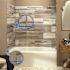 PALISADE Louvre Granite 94 in. Vinyl Backsplash Accessory Trim Kit