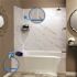 PALISADE Carrara Marble 94 in. Vinyl Backsplash Accessory Trim Kit