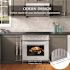 GASLAND 24 in. Built-In Single Electric Wall Oven in Stainless Steel, CSA certified