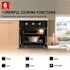 GASLAND 24 in. Built-In Single Electric Wall Oven in Black, CSA Certified