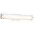 25-Watt 24.75 in. Brushed Nickel Selectable LED Wall Mount Vanity Light Bar