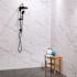 PALISADE 25.6 in. L x 14.8 in. W Carrara Marble No Grout Vinyl Wall Tile (21 sq. ft./case)