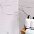 PALISADE 25.6 in. L x 14.8 in. W Carrara Marble No Grout Vinyl Wall Tile (21 sq. ft./case)