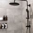 PALISADE 23.23 in. L x 11.1 in. W Frost Nickel No Grout Vinyl Wall Tile (17.9 sq. ft./case)