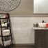PALISADE 23.23 in. L x 11.1 in. W Rain Cloud No Grout Vinyl Wall Tile (17.9 sq. ft./case)