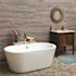PALISADE 47 in. L x 7.2 in. W Gray Oak No Grout Vinyl Wall Tile (16.3 sq. ft./case)