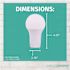 Simply Conserve 75-Watt Equivalent A19 Dimmable with GU24 Base LED Light Bulb, 4000K Cool White, 50-pack