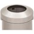 Rubbermaid Commercial Products Refine 23 Gal. Round Stainless Steel Trash Can