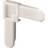 Prime-Line Screen Frame Corner, 5/16 in. x 3/4 in., White Plastic (50-pack)