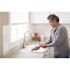 GE Advanced Silicone 2 Caulk 10.1 oz Kitchen and Bath Sealant White (12-pack)