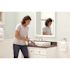 GE Tub and Tile Silicone 1 Caulk 10.1 oz Kitchen and Bath Sealant White (12-pack)