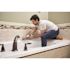 GE Tub and Tile Silicone 1 Caulk 10.1 oz Kitchen and Bath Sealant White (12-pack)