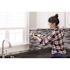 GE Paintable Supreme Silicone Caulk 9.5 oz Kitchen and bath Sealant White (12-pack)