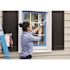 GE Paintable Supreme Silicone Caulk 9.5 oz Window and Door Sealant White (12-pack)