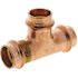 NIBCO 3/4 in. x 3/4 in. x 1/2 in. Wrot Copper Press x Press x Press Reducing Tee Fitting