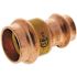 NIBCO 3/4 in. x 1/2 in. Wrot Copper Press x Press Reducing Coupling Fitting