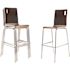 National Public Seating Bushwick Espresso Bentwood Cafe 46.5 in. Stool (Pack of 4)