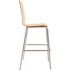 National Public Seating Bushwick Bentwood Cafe 46.5 in. Stool, Natural (Pack of 4)