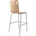 National Public Seating Bushwick Bentwood Cafe 46.5 in. Stool, Natural (Pack of 4)