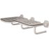 Left L-Shape Folding Shower Seat with Antimicrobial Frame