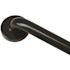 Ponte Giulio USA 12 in. Contractor Antimicrobial Vinyl Coated Grab Bar in Black