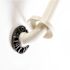Ponte Giulio USA 12 in. Contractor Antimicrobial Vinyl Coated Grab Bar in Black