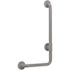 18 "X36" Light Gray Contractor Series Antimicrobial Vinyl Coated L-Shape Grab Bar, Left Orientation