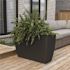 Mayne Kobi Trough Black Polyethylene Planter