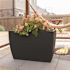 Mayne Kobi Trough Black Polyethylene Planter