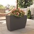 Mayne Kobi Trough Graphite Grey Polyethylene Planter