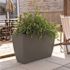 Mayne Kobi Trough Graphite Grey Polyethylene Planter