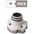 Evolve Technologies QuickConnect .5-in. Slip-Fit Receiver Mount for Evolve Shower Heads and Tub Spouts