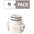 Evolve Technologies QuickConnect .5-in. Threaded NPT Receiver Mount for Evolve Shower Heads and Tub Spouts