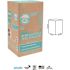 PHADE 10.25 in. Blue Disposable Polymer Giant Straws Printed Paper Wrapped (2000 per Case)