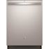 GE 24 in. Built-In Tall Tub Top Control Fingerprint Resistant Stainless Steel Dishwasher w/3rd Rack, Bottle Jets, 50 dBA