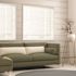 Champion White Cordless Light Filtering Vinyl Mini Blinds with 1 in. Slats 43 in. W x 48 in. L
