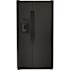 GE ENERGY STAR 25.3 Cu. Ft. Side-By-Side Black Refrigerator