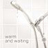 ShowerStart TSV Combo 3-Spray Pattern Handheld Shower Head 1.5 GPM with Auto Diverting Spout, No Mounts, Chrome, 9-Pack