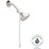 ShowerStart 1-Spray Pattern with 1.5 GPM 3.25 in. Massage Fixed Shower Head with Hot Water Saving TSV in Chrome 20-Pack