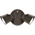 Lithonia Lighting Contractor Select HGX Dark Bronze Outdoor Integrated LED Flood Light with Dusk to Dawn Photocell