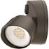 Lithonia Lighting Contractor Select HGX Dark Bronze Outdoor Integrated LED Flood Light with Dusk to Dawn Photocell