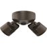 Lithonia Lighting Contractor Select HGX Dark Bronze Outdoor Integrated LED Flood Light with Dusk to Dawn Photocell