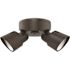Lithonia Lighting Contractor Select HGX Dark Bronze Outdoor Integrated LED Flood Light with Dusk to Dawn Photocell