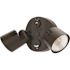 Contractor Select HGX Adjustable Lumen & Color Temperature Dark Bronze Outdoor Integrated LED Flood Light with Photocell