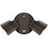 Contractor Select HGX Adjustable Lumen & Color Temperature Dark Bronze Outdoor Integrated LED Flood Light with Photocell