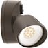 Contractor Select HGX Adjustable Lumen & Color Temperature Dark Bronze Outdoor Integrated LED Flood Light with Photocell