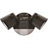 Lithonia Lighting Contractor Select HGX Dark Bronze Motion Activated Outdoor Integrated LED Flood Light with Photocell