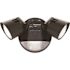 Lithonia Lighting Contractor Select HGX Dark Bronze Motion Activated Outdoor Integrated LED Flood Light with Photocell