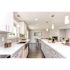 Juno Contractor Select JSBT 7.72 in. Matte White Integrated LED Flush Mount Fixture